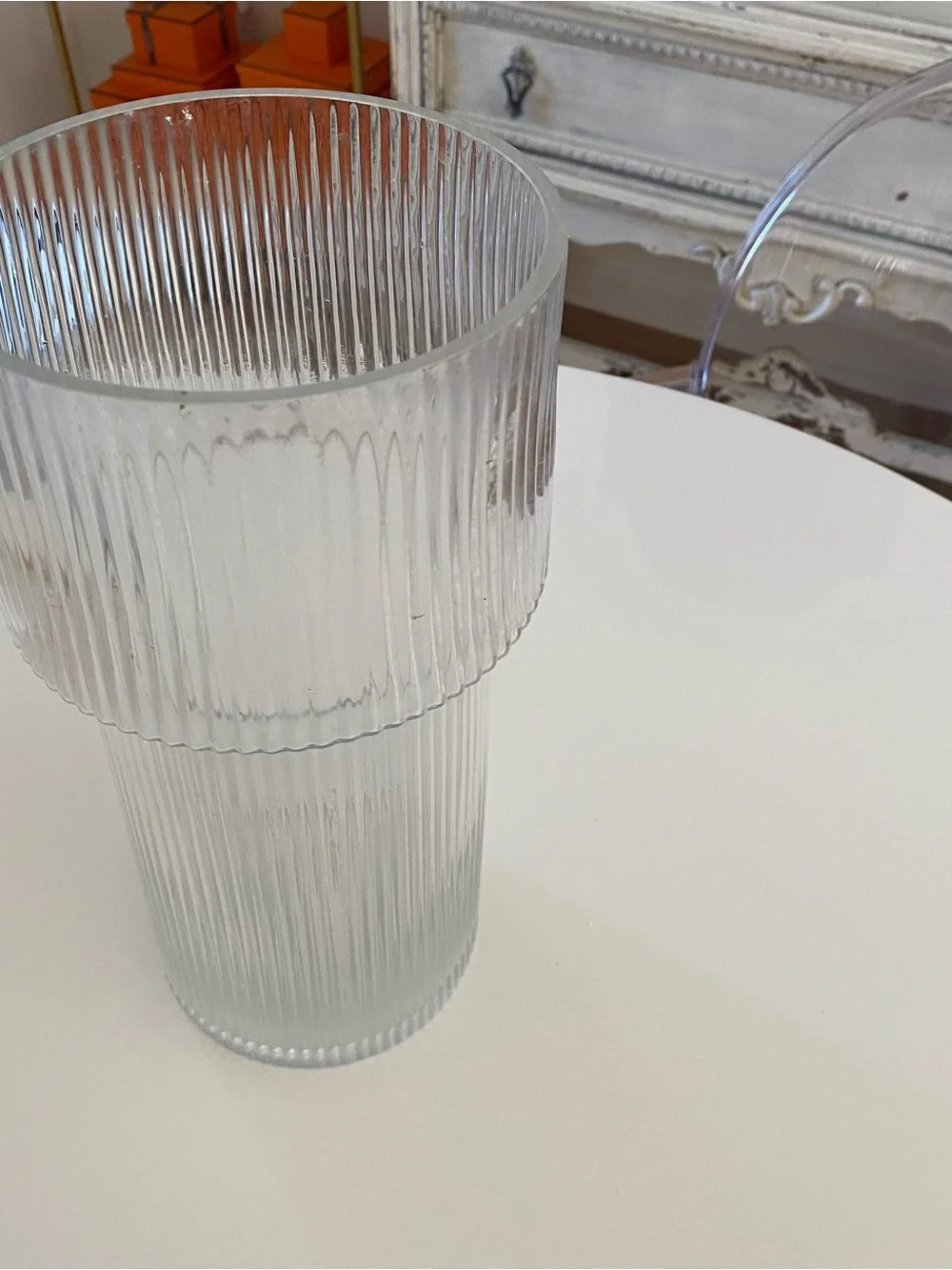 Ribbed Vase